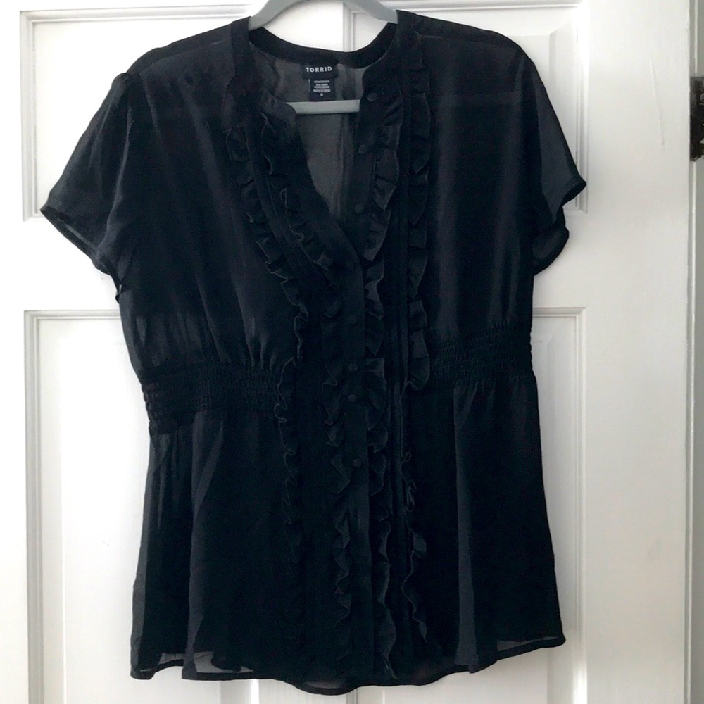 Ruffled blouse